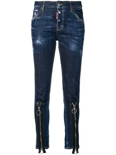 Dsquared2 джинсы с манжетами на молнии
