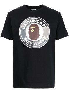 A BATHING APE® футболка Busy Works с логотипом