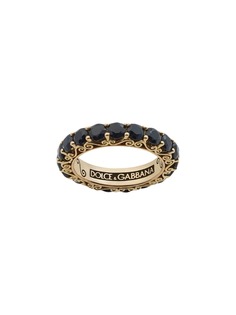 Dolce & Gabbana кольцо Sicily из желтого золота с сапфиром