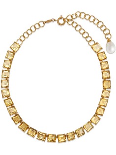 Dolce & Gabbana колье из желтого золота с кварцем