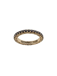 Dolce & Gabbana кольцо Sicily из желтого золота с сапфиром