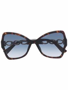 Moschino Eyewear солнцезащитные очки в массивной оправе