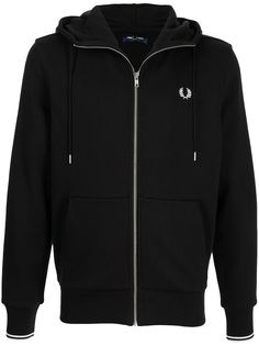 FRED PERRY худи с вышитым логотипом