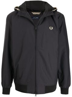 FRED PERRY куртка с вышитым логотипом