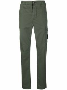 Stone Island брюки карго с нашивкой-логотипом
