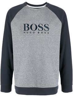 BOSS толстовка с рукавами реглан и логотипом