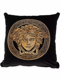 Versace подушка с декором Medusa