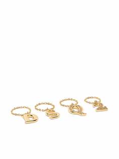 Dsquared2 сет колец с логотипом