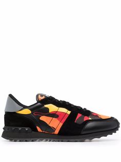 Valentino Garavani кроссовки Rockrunner Camouflage