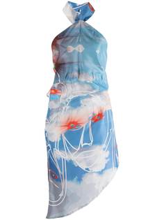 Orange Culture платье асимметричного кроя