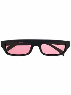 Moschino Eyewear солнцезащитные очки в прямоугольной оправе
