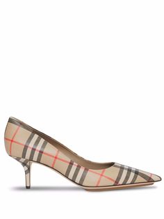 Burberry туфли-лодочки в клетку Vintage Check