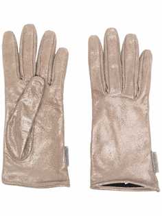 Brunello Cucinelli кожаные перчатки