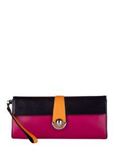 Salvatore Ferragamo Pre-Owned клатч в стиле колор-блок