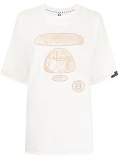 AAPE BY *A BATHING APE® футболка с вышивкой