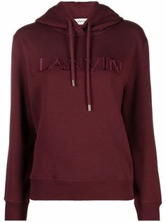 LANVIN худи с вышитым логотипом