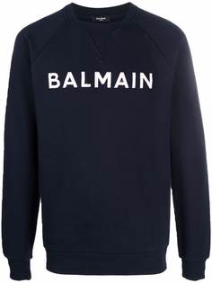 Balmain толстовка с вышитым логотипом