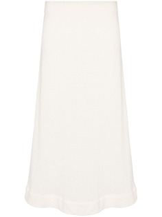 Jil Sander фактурная юбка миди