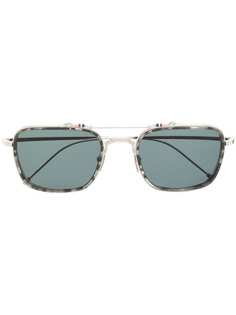 Thom Browne Eyewear солнцезащитные очки-авиаторы