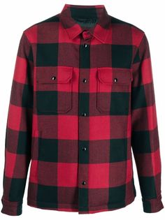 Woolrich фланелевая рубашка в клетку