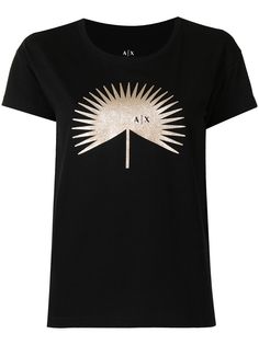 Armani Exchange футболка с графичным принтом