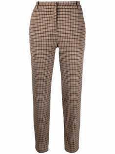 Pinko укороченные брюки в ломаную клетку