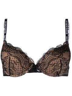 Dsquared2 кружевной бюстгальтер на косточках