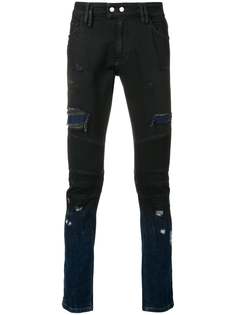 Philipp Plein джинсы скинни с эффектом потертости