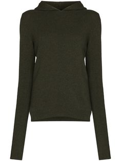 Rick Owens кашемировый джемпер с капюшоном