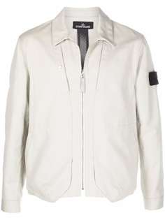 Stone Island Shadow Project куртка на молнии с нашивкой-логотипом