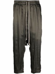Rick Owens брюки с кулиской и низким шаговым швом