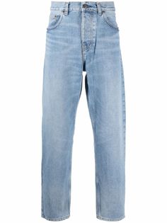 Carhartt WIP укороченные джинсы с нашивкой-логотипом