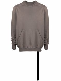 Rick Owens DRKSHDW толстовка из органического хлопка с накладным карманом