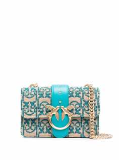Pinko жаккардовая сумка на плечо с логотипом