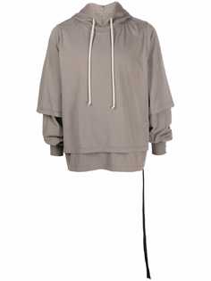 Rick Owens DRKSHDW многослойное худи