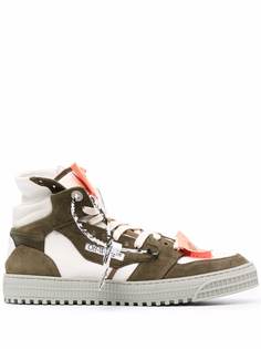 Off-White высокие кеды Court 3.0