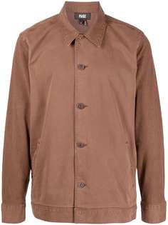 PAIGE куртка-рубашка Brevin из смесового хлопка