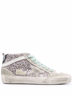 Golden Goose кеды Mid Star с пайетками