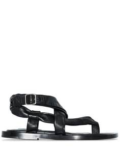 Jil Sander сандалии с ремешками