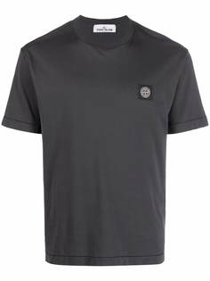 Stone Island футболка с нашивкой-логотипом