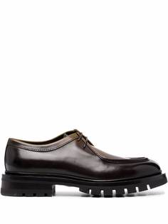 Santoni туфли с эффектом градиента