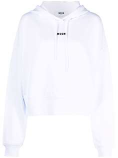 MSGM укороченное худи с логотипом