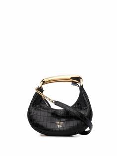 TOM FORD сумка-тоут с тиснением под крокодила и логотипом