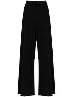 Jil Sander широкие брюки с кулиской