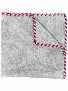Brunello Cucinelli шерстяной платок с отделкой в полоску
