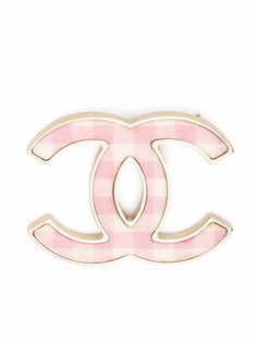 Chanel Pre-Owned брошь 2011-го года с логотипом CC