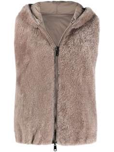 Brunello Cucinelli жилет с капюшоном