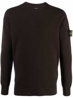 Stone Island свитер с нашивкой-логотипом