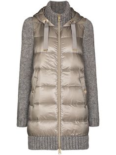 Herno HERNO INVERNA QLTD JKT LNGLN W MHR SLV N