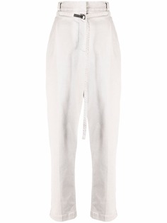 Brunello Cucinelli декорированные брюки с завышенной талией